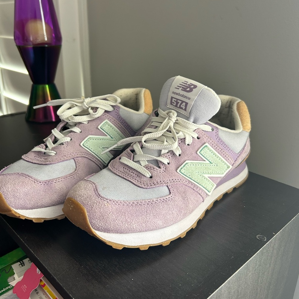 New Balance 574 PURPLE W8
